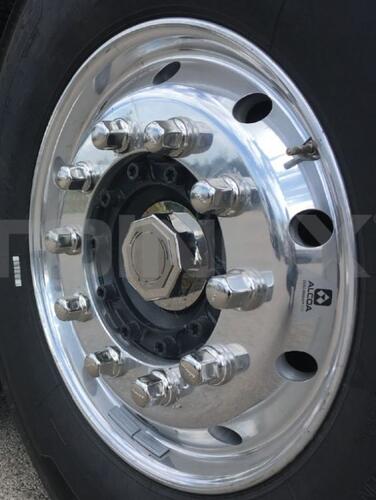 Ozdobna nakładka ze stali nierdzewnej na przednią piaste Scania S NG - zdjęcie 1