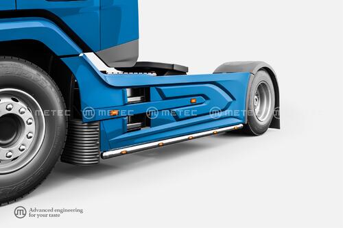 Ramy boczne SIDEBARS 3800mm do DAF XF 21-, z ledami - zdjęcie 1