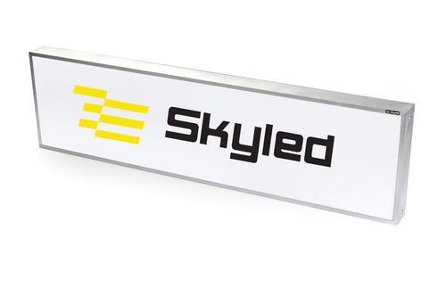 Kasetonowy neon w grill SKYLED 26x96,5x6 cm - zdjęcie 1