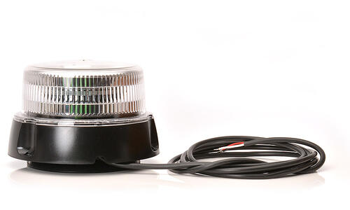 Światło ostrzegawcze LED,na magnes, 10-32V bezbarwny klosz 112 mm wysokości W112 - zdjęcie 1