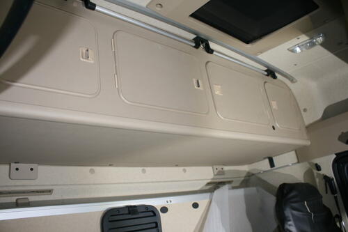 Szafka czterodrzwiowa na tył kabiny MB Actros MP4 MP5 Big Space 2500 (beige brown) - zdjęcie 1