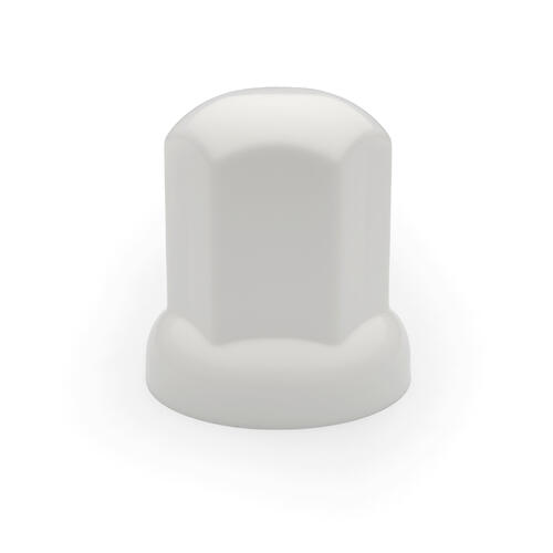 Nakładka plastikowa na nakrętkę 33 mm, średnica 47 mm, wysokość 55mm, biała - zdjęcie 1