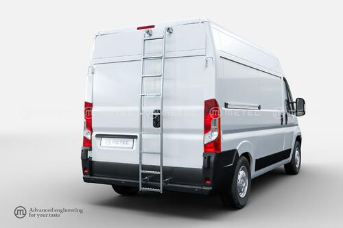 Drabina na tylne drzwi CITROEN Jumper 2007- H2; FIAT Ducato 2007- H2; OPEL Movano 2022- H2; PEUGEOT Boxer 2007- H2 - zdjęcie 1