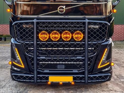 Zestaw pomarańczowych modułów świateł pozycyjnych LED do Volvo FH5 2021 - - zdjęcie 1