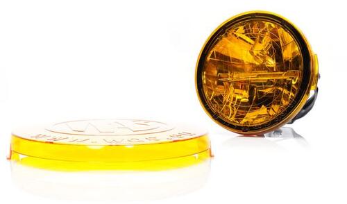 Bursztynowa pokrywa reflektorów W116 - zdjęcie 1
