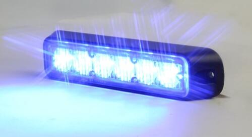 Lampa ostrzegawcza (stroboskop niebieskie światło LED) 12/24V,R65 IP67 - zdjęcie 1