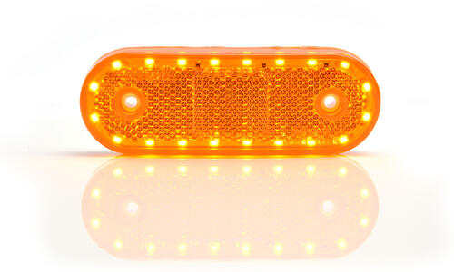 Boczna lampa zespolona LED Pozycja/Kierunkowskaz/Odblask 12/24V W135 - zdjęcie 1