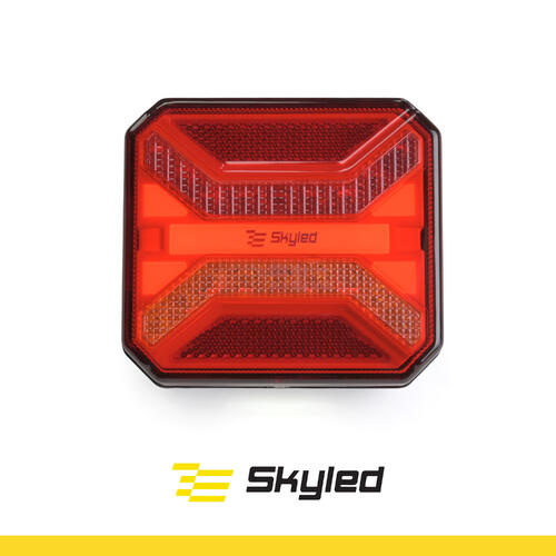 Tylna lampa LED (kwadratowa) SKYLED Pozycyjne/Stop/Kierunkowskaz/Oświetlenie tablicy rejestracyjnej - zdjęcie 1