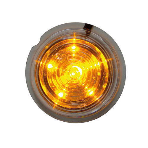Przyciemniane pomarańczowe światło (biały klosz) VIKING LED Gylle 24V - Viking - zdjęcie 1