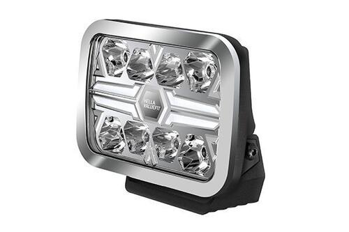 Reflektor dalekosiężny Hella ValueFit Chrome Blade RE 9 cali prostokątny STOJĄCY pozycja biała / bursztynowa ref. ECE 25 / 36W - zdjęcie 1