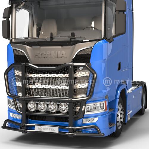 Osłona czołowa Outland SCANIA R, S Serie 16 , do średniego i niskiego zderzaka, czarna - zdjęcie 1