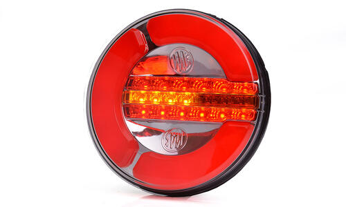 Tylna lampa LED (12/24V) Pozycja/Stop/Kierunkowskaz dynamiczny W153DD - zdjęcie 1