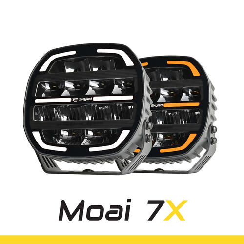 Reflektor dalekosiężny SKYLED Moai 7X Black FI171 (136W, biała i pomarańczowa pozycja) R149/R148/R10 - czarna obudowa - zdjęcie 1