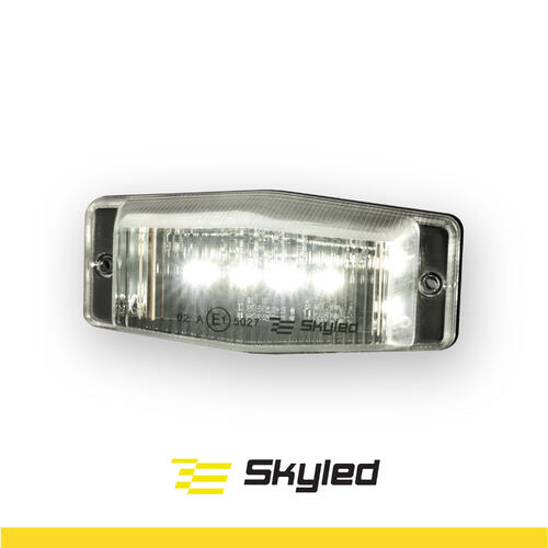 Double Burner SKYLED 24V (białe światło/przezroczysty klosz) 8 LED - zdjęcie 1