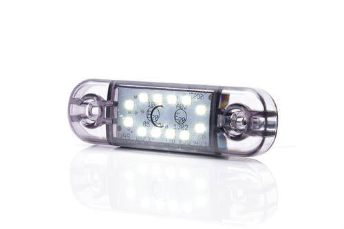 Światło pozycyjne białe 12/24V obrysowa przednia (12 x LED) W97.3 - zdjęcie 1