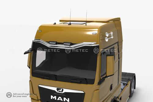 Rama dachowa TGX 20- z osłoną przeciwsłoneczną INDIVIDUAL/AERO, pod maks. 2x 280mm reflektory - zdjęcie 1