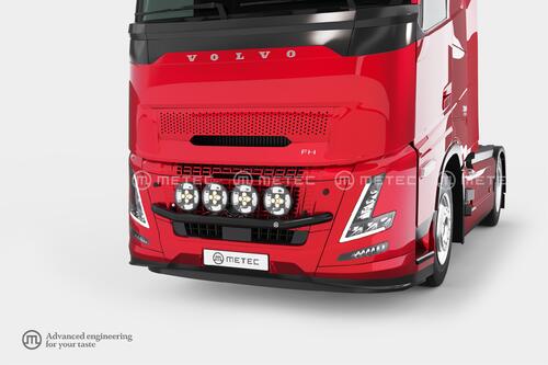 Rama w grill CITY AERO VOLVO FH 24-  czarna - zdjęcie 1