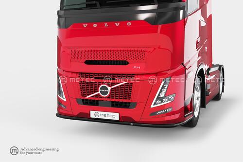 Rama pod zderzak  F-LINER VOLVO FH 24- z- i bez- spojlera  - czarna - zdjęcie 1