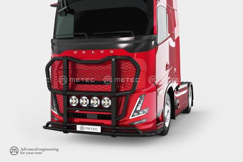 Osłona czołowa OUTLAND VOLVO FH 24- ze spojlerem  - czarna - zdjęcie 1