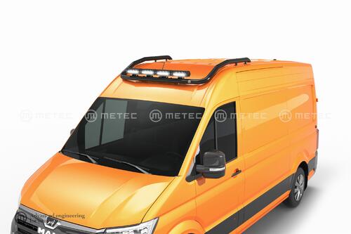 Rama dachowa MAN TGE, VOLKSWAGEN CRAFTER 17 - LH o 60mm,  | H2 roof - czarna - zdjęcie 1