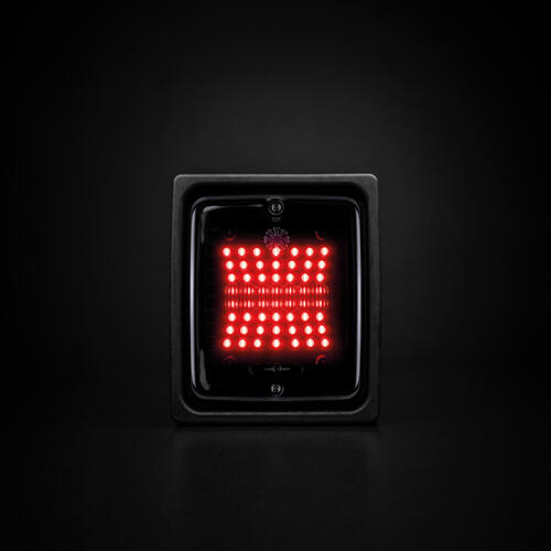 Lampa tylna prostokątna DARK KNIGHT IZE LED - światło przeciwmgielne - zdjęcie 1