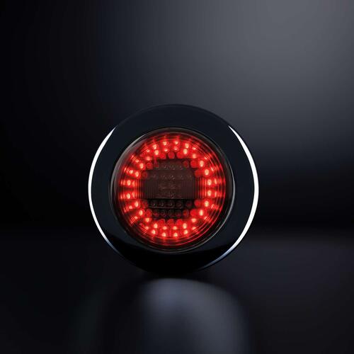 Lampa tylna zespolona DARK KNIGHT IZE LED (Pozycja/STOP/Kierunkowskaz) - Lewa - zdjęcie 1