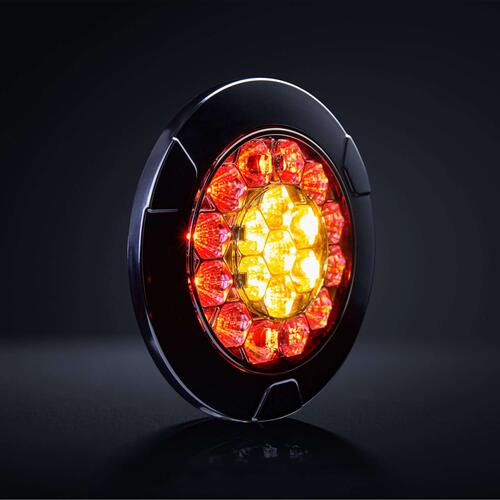 Tylna lampa zespolona FREEDOM BLACK RAVEN STRANDS (Pozycja/Stop/Kierunkowskaz) - zdjęcie 1