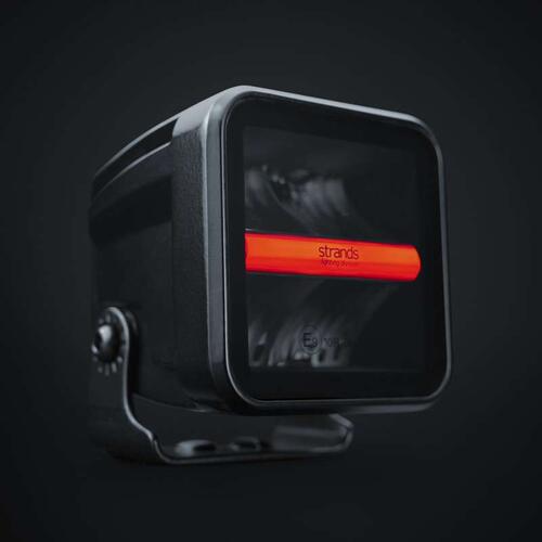 Lampa robocza SIBERIA XP RED PANDA STRANDS, 38W, 10-32V, 3510 Lm, światło rozproszone, światło pozycyjne pomarańczowe/czerwone - zdjęcie 1