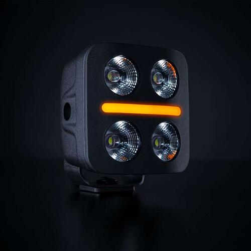 Lampa robocza NUUK D-LINE QB 39W STRANDS, 39W, 10-32V, 2920 Lm, światło rozproszone, światło pozycyjne pomarańczowe/czerwone - zdjęcie 1