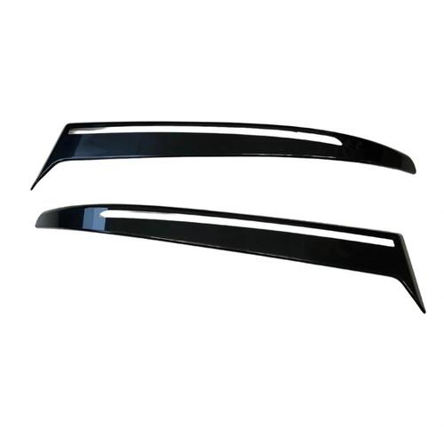 Wykończenie lamp przednich brewki Scania S&R 2016- z wycięciem do reflektorów LED - czarne - zdjęcie 1