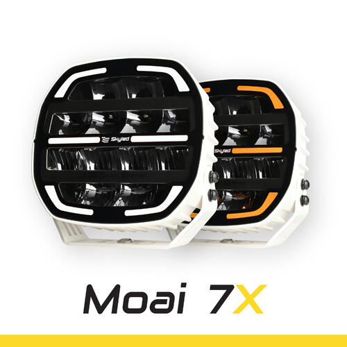 Reflektor dalekosiężny SKYLED Moai 7X White FI171 (136W, biała i pomarańczowa pozycja) R149/R148/R10 - biała obudowa - zdjęcie 1