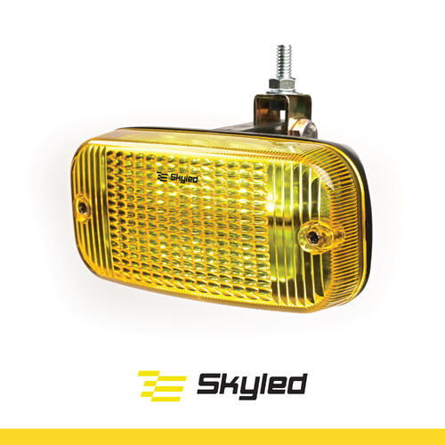 Światło pozycyjne SKYLED TALMU LED (cytrynka) 24V - żółty klosz - zdjęcie 1