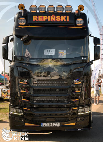 Spoiler pod wysoki zderzak TruckKing Scania NG - zdjęcie 1