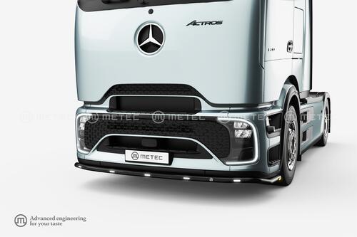 Rama pod zderzak F-Liner, czarna, 2500mm L cab, 25- (ProCab), 5 białych i 2 pomarańczowe obrysy LED - zdjęcie 1