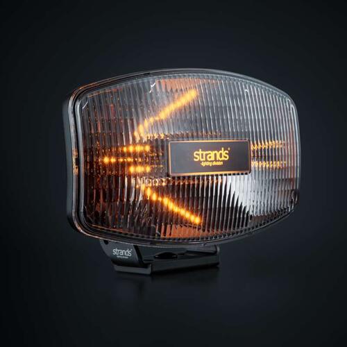 Reflektor dalekosięzny jumbo STRANDS IZE LED OG światło pozycyjne białe/pomarańczowe - zdjęcie 1