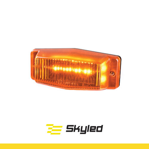 Double Burner SKYLED 24V (pomarańczowe światło/pomarańczowy klosz) 8 LED - zdjęcie 1
