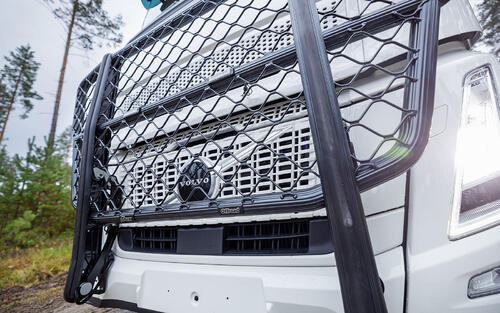 Osłona czołowa Offroad FH AERO 24- malowana proszkowo na czarno (RAL 9005) z zestawem montażowym - zdjęcie 1