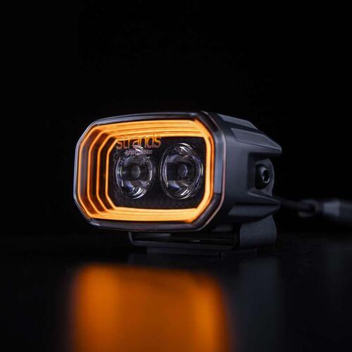Lampa robocza FOR9T NO-GLARE STRANDS, 30W, 10-48V, 2600 Lm, światło skupione, światło pozycyjne pomarańczowe/białe - zdjęcie 1