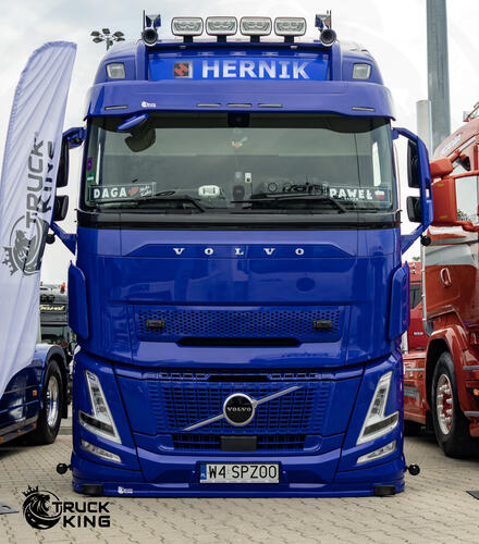 Spoiler pod zderzak TruckKing Volvo Aero 9 cm + 2X TALMU - zdjęcie 1