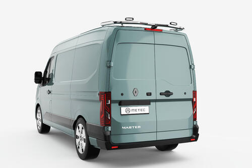 Rama tylna RENAULT MASTER 24-, LH, H2, 70mm, polerowana nierdzewka - zdjęcie 1