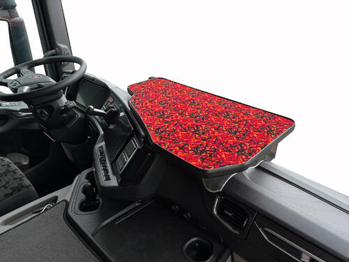 Środkowa półka czerwony duński plusz do Scania NG (2016-) - zdjęcie 1