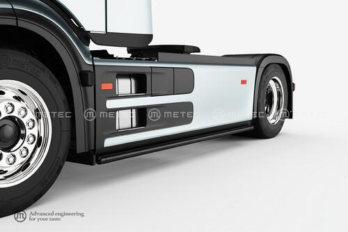 Ramy boczne S-liner MB Actros L 25- (ProCab) z silnikiem disla, WB3700, czarna - zdjęcie 1