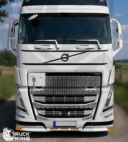 Spoiler pod zderzak TruckKing Volvo FH4 i FH5 12Cm, x2 Talmu, x5 Ledson - zdjęcie 1