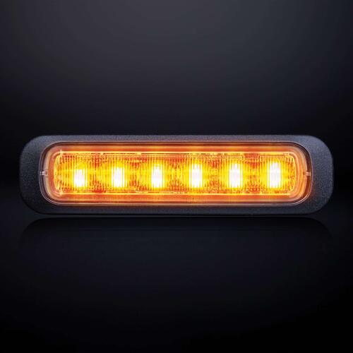 Lampa ostrzegawcza przydymiany klosz(stroboskop, pomarańczowe światło 6 LED) DARK KNIGHT DIRECTIONAL WARNING LIGHT STRANDS - zdjęcie 1