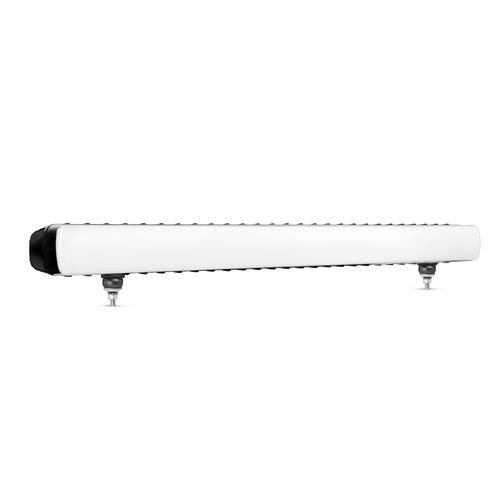 Lampa robocza LEDBAR Wesem CDP1G 8000 lm 12/24V białe światło pozycyjne (klosz mleczny/czarna obudowa) - zdjęcie 1