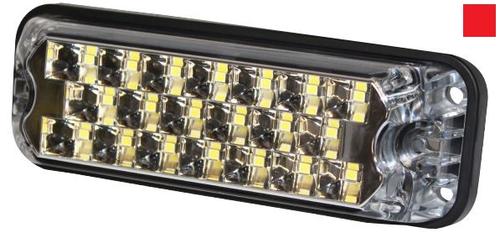 Lampa ostrzegawcza (stroboskop czerwone światło LED) 12/24V,R10, IP67 - zdjęcie 1