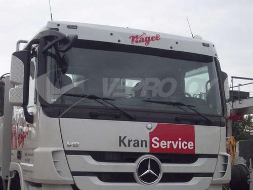 Osłona przeciwsłoneczna MB Actros MP3, kabina standard, z sekcją centralną na reklamę - zdjęcie 1