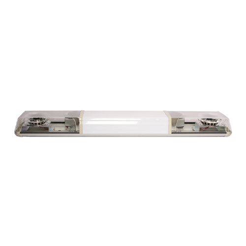 Belka ostrzegawcza HALO LED 1212 mm 24V R65 pomarańczowe światło (przezroczyste klosze + biała sekcja centralna), nr kat. 1360-00468-V22 - zdjęcie 1