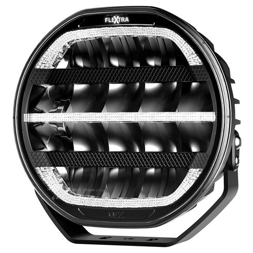 Reflektor dalekosięzny FLEXTRA OZZ XR2 P9 BLACK 10-32V, 15000 lm, biała/pomarańczowa pozycja, czarna obudowa - zdjęcie 1