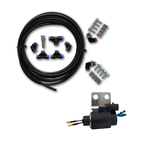 Zestaw montażowy dwóch sygnałów pneumatycznych z elektrozaworem HADLEY 12/24V - zdjęcie 1
